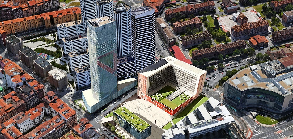 Arrasate e Ibosa, favoritas en la puja por construir la cumbre del proyecto residencial de Bilbao Ría 2000